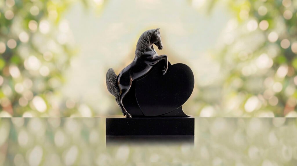 Horse Heart Headstone