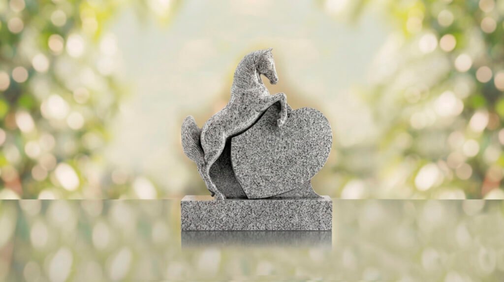 Horse Heart Headstone