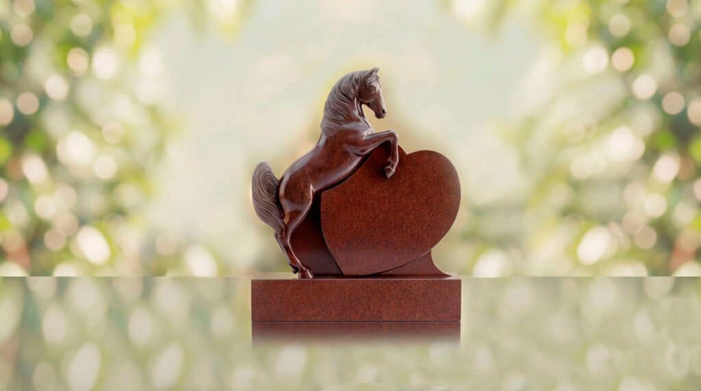 Horse Heart Headstone