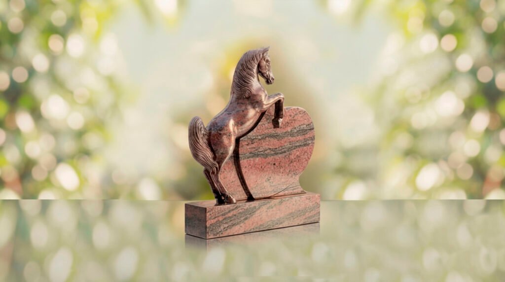 Horse Heart Headstone