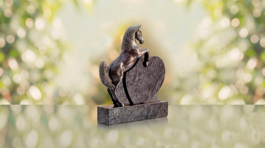 Horse Heart Headstone