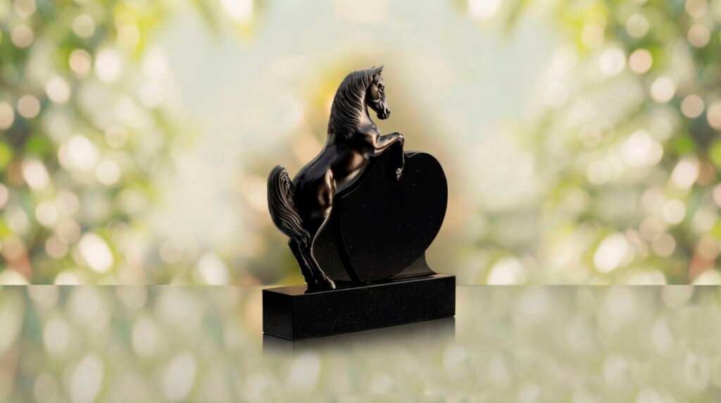 Horse Heart Headstone