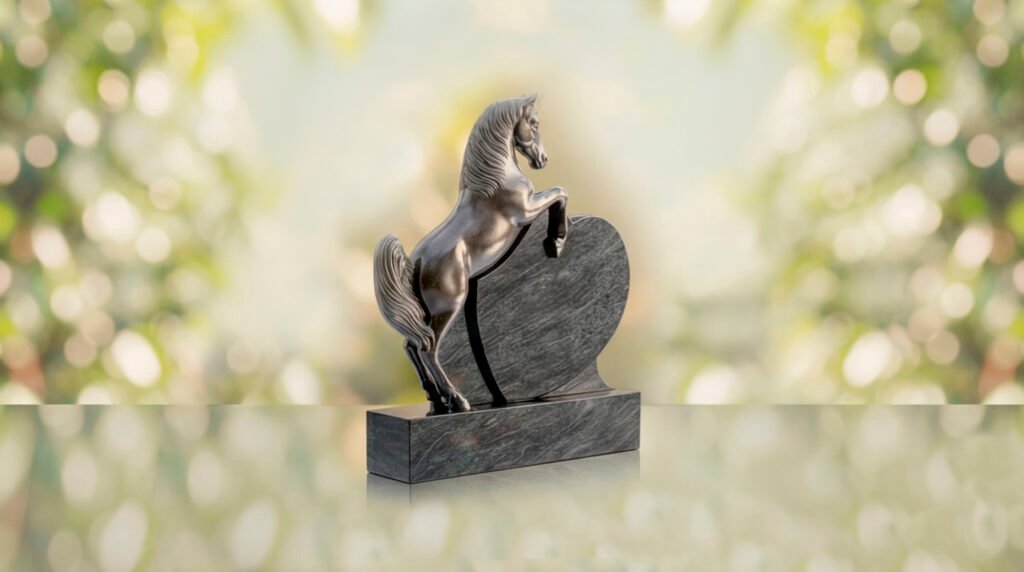 Horse Heart Headstone