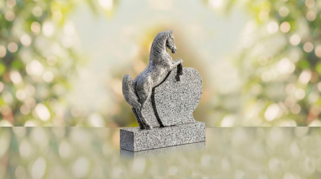 Horse Heart Headstone