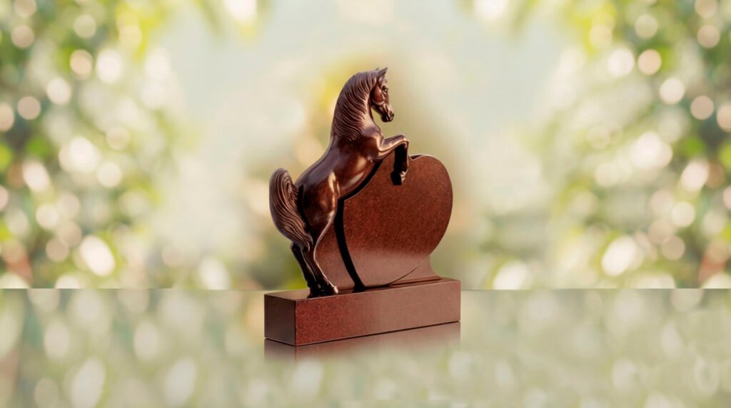 Horse Heart Headstone