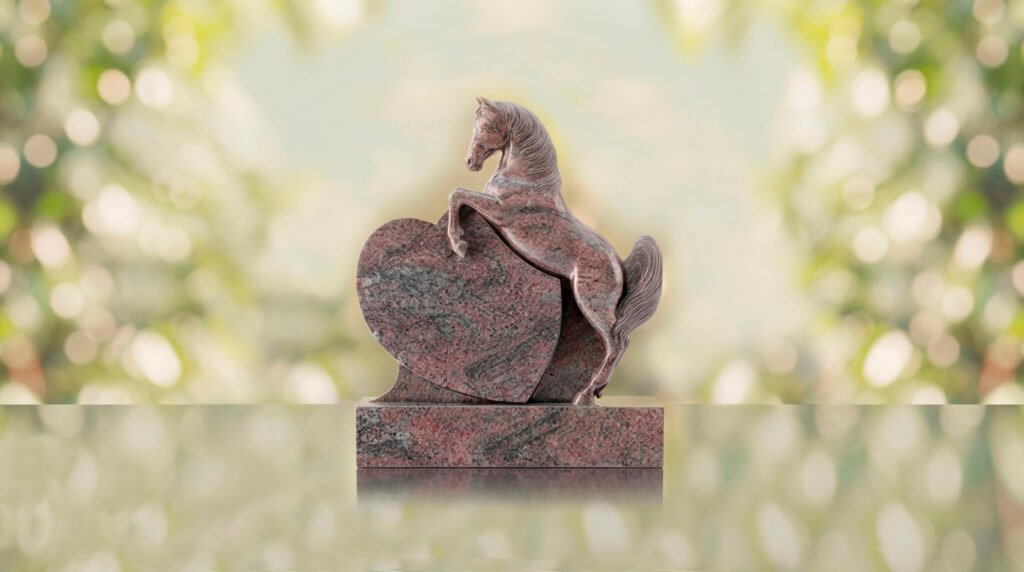 Horse Heart Headstone