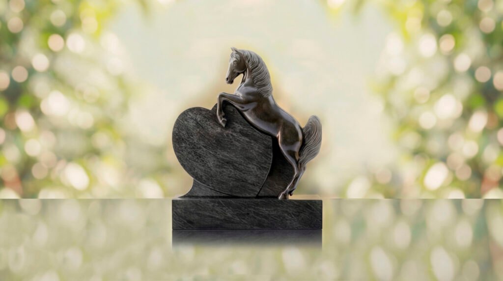 Horse Heart Headstone