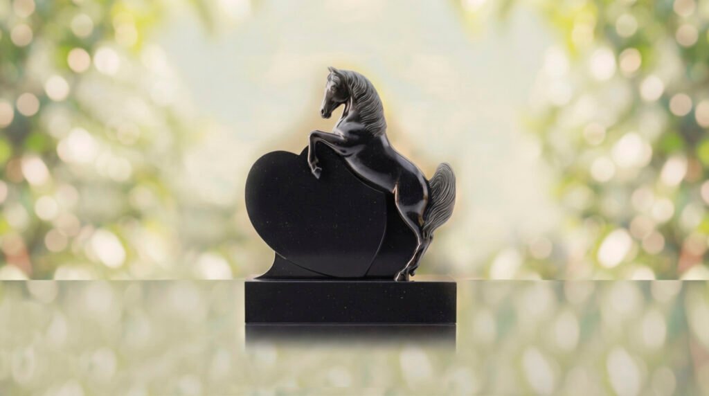 Horse Heart Headstone