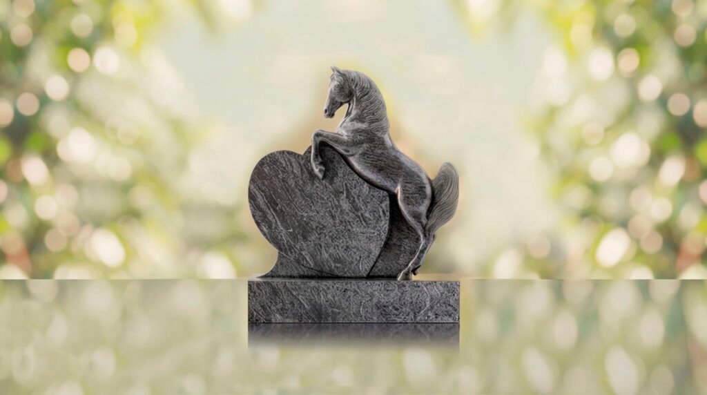 Horse Heart Headstone