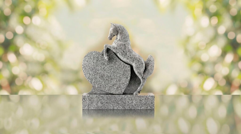 Horse Heart Headstone