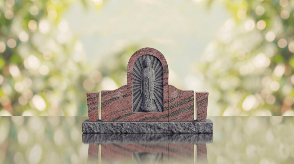 Buddhist Upright Headstone