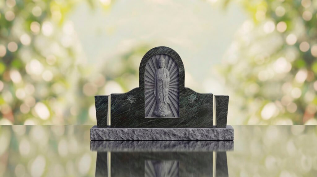 Buddhist Upright Headstone