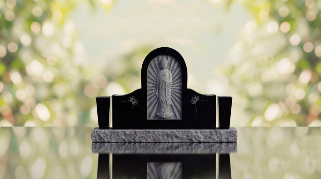 Buddhist Upright Headstone