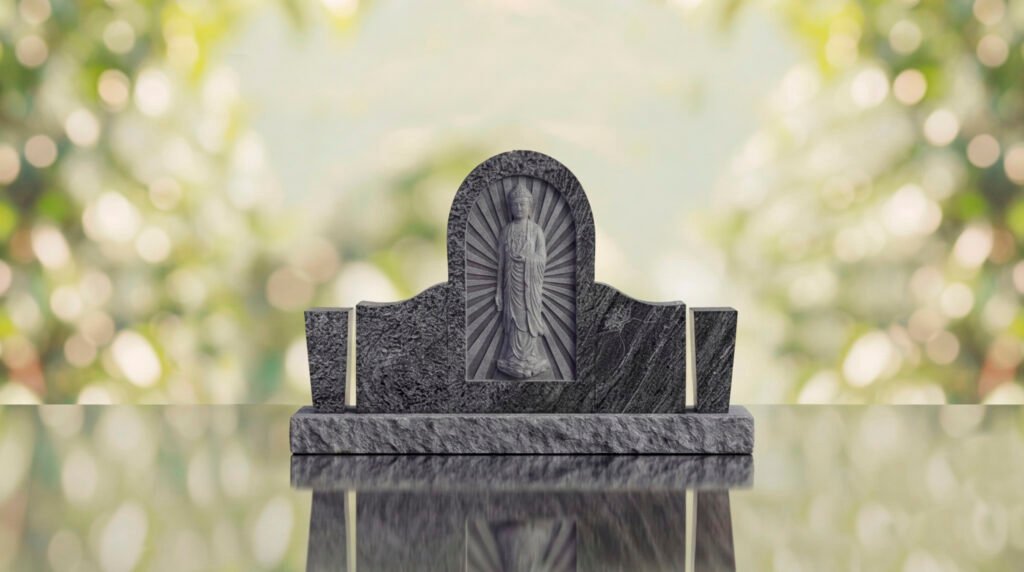 Buddhist Upright Headstone