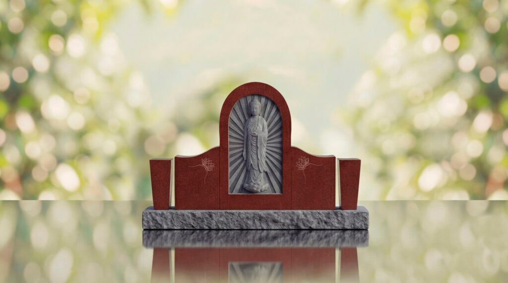 Buddhist Upright Headstone