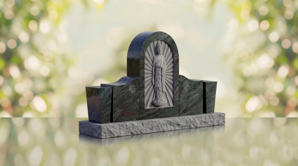 Buddhist Upright Headstone