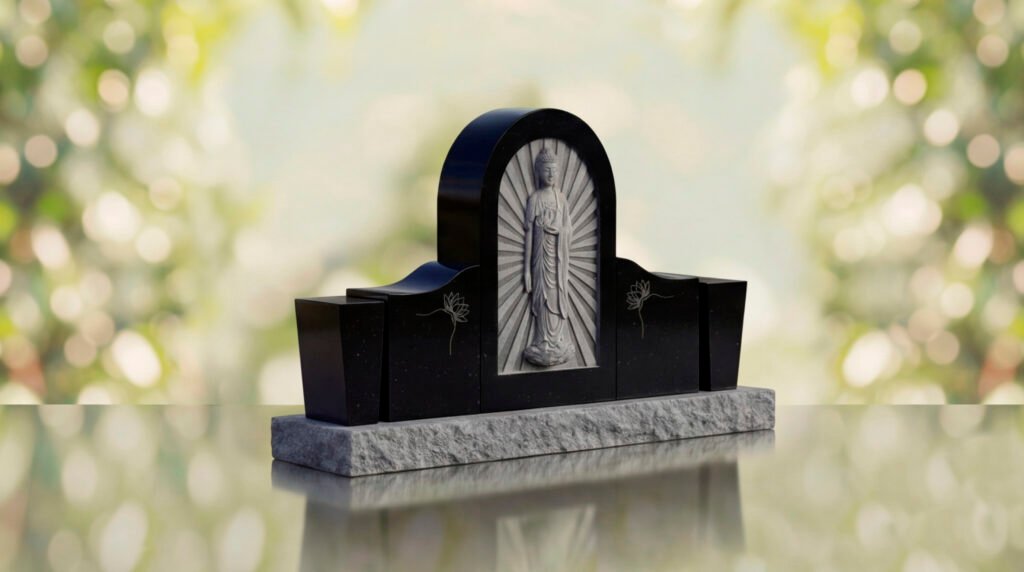 Buddhist Upright Headstone