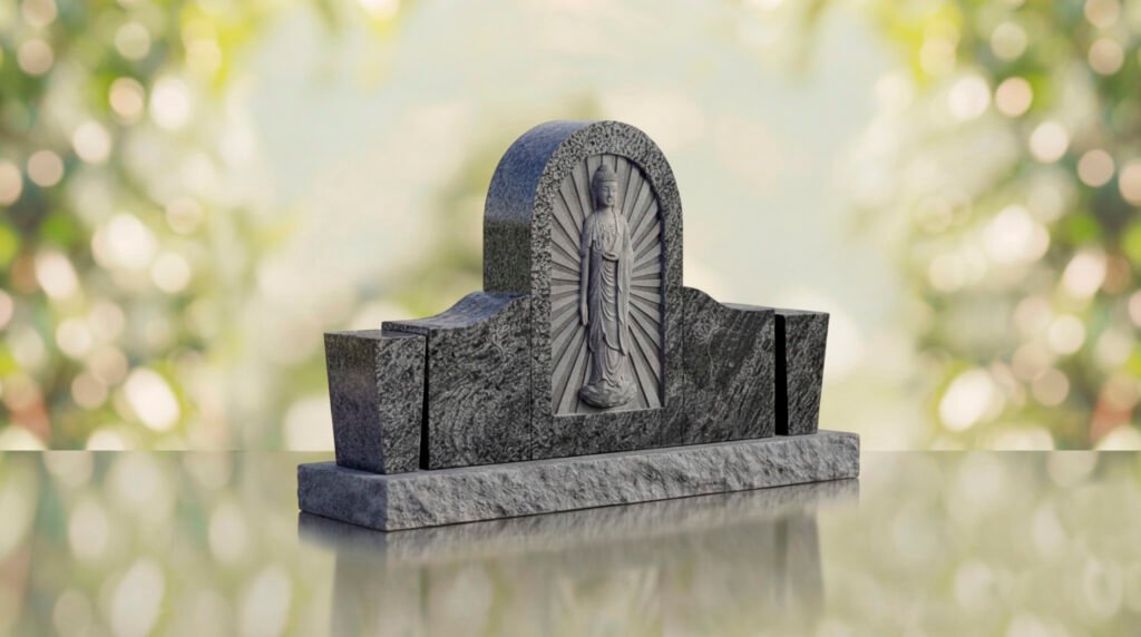 Buddhist Upright Headstone