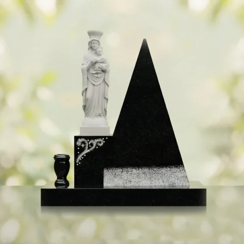 Our Lady Obelisk Headstone