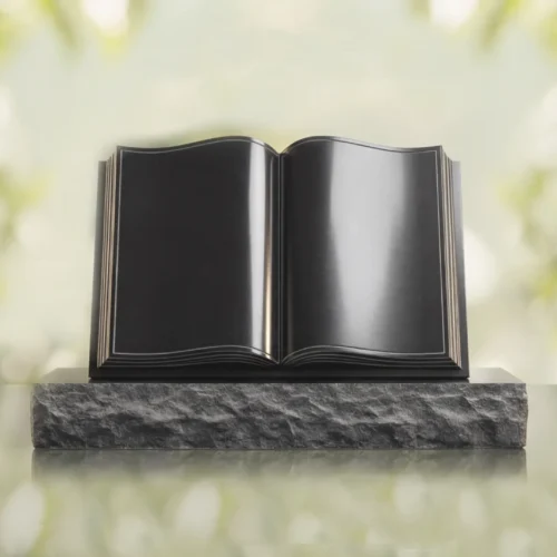 Book Slant Headstone