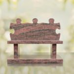 Puzzle Bench Headstone