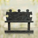 Puzzle Bench Headstone