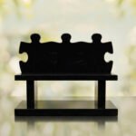 Puzzle Bench Headstone