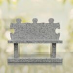 Puzzle Bench Headstone