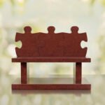 Puzzle Bench Headstone