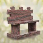 Puzzle Bench Headstone