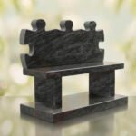 Puzzle Bench Headstone