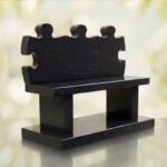 Puzzle Bench Headstone