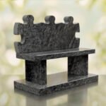 Puzzle Bench Headstone