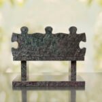 Puzzle Bench Headstone