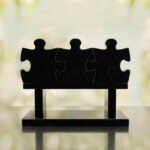 Puzzle Bench Headstone