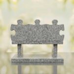 Puzzle Bench Headstone