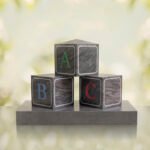 ABC Block Headstone
