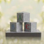 ABC Block Headstone
