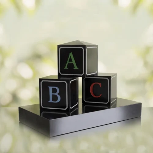 ABC Block Headstone