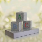 ABC Block Headstone