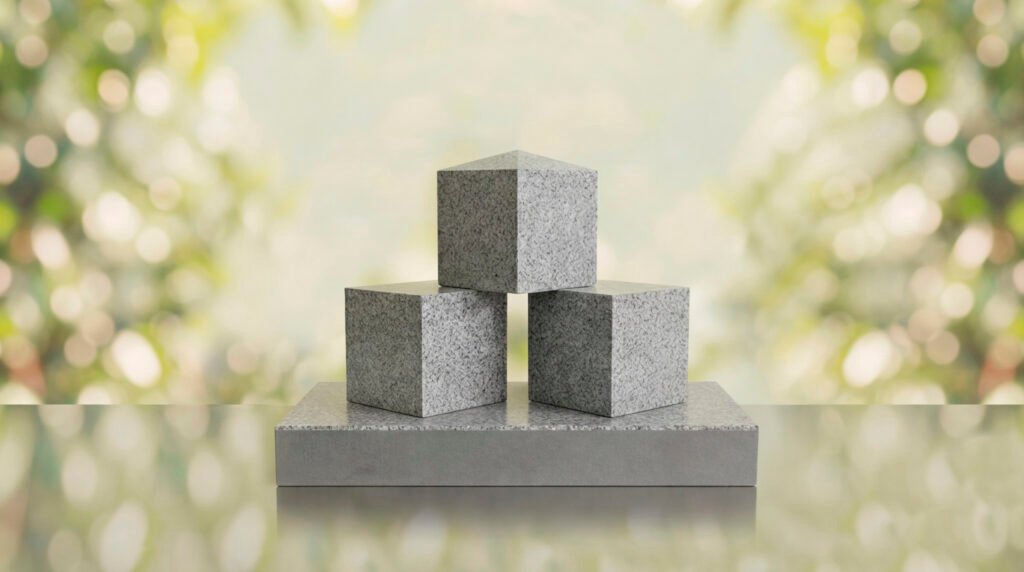 ABC Block Headstone