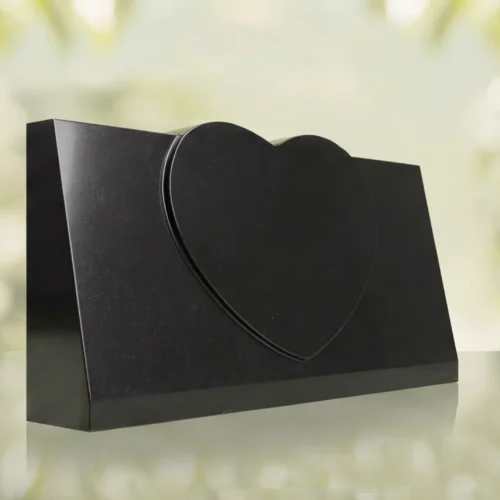 Heart Slant Headstone