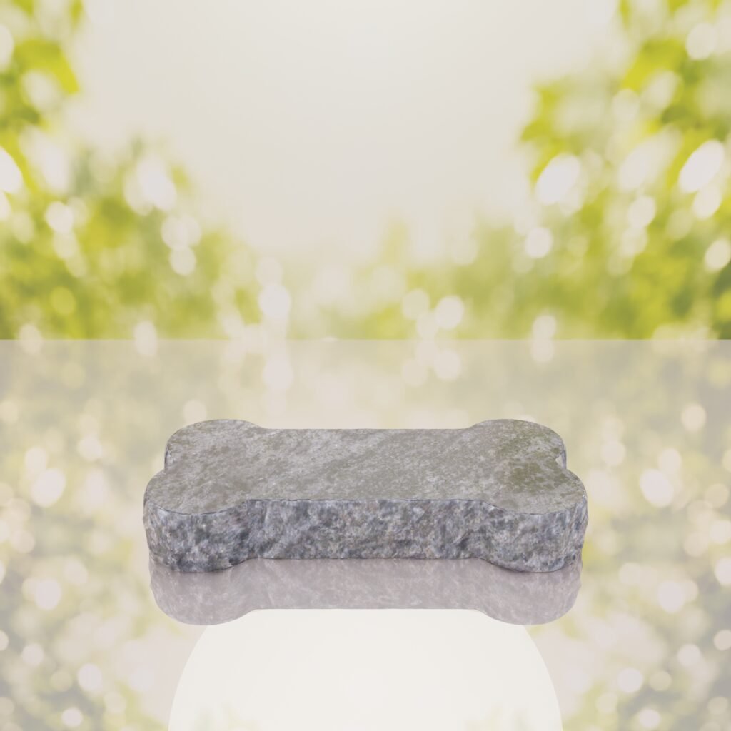 Bone Shape Dog Flat Granite Memorial