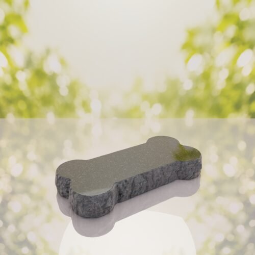 Bone Shape Dog Flat Granite Memorial