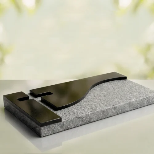 Flat Headstone with Cross Design