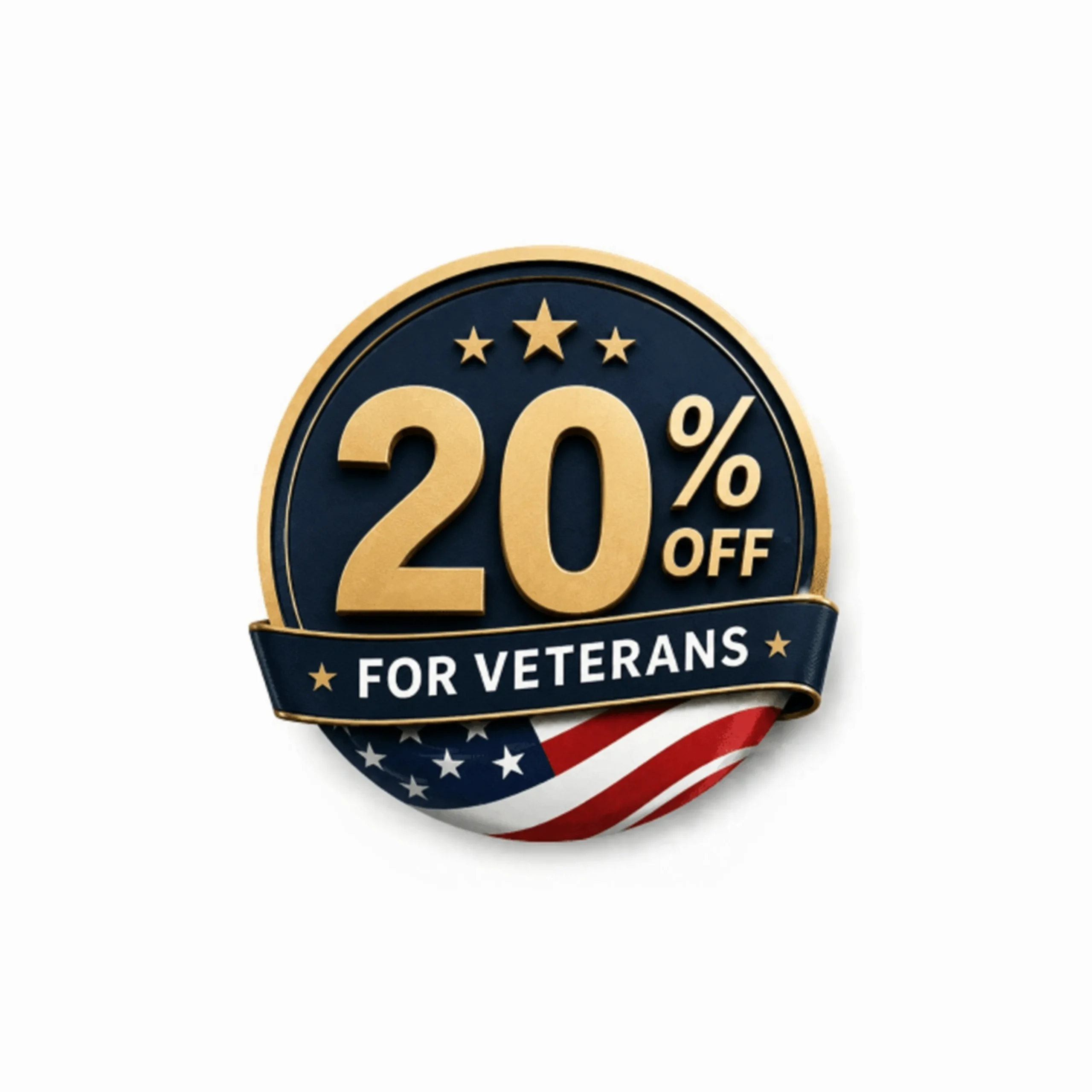 20% Off for Veterans