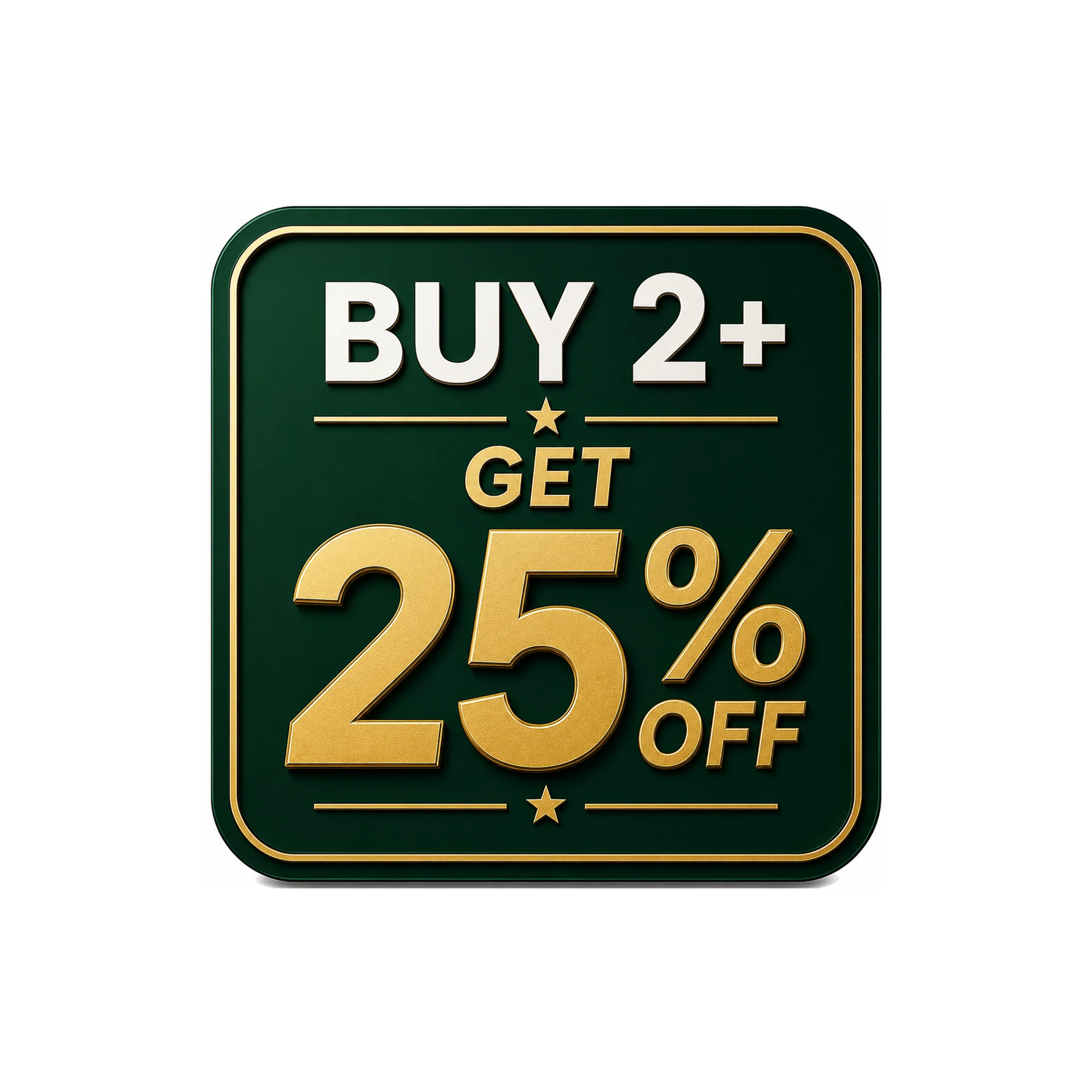 Get 25% Off