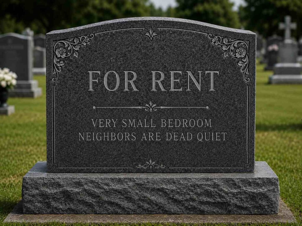 Custom Funny Headstones & Humorous Memorial Markers