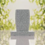 Jewish Menorah Granite Headstone