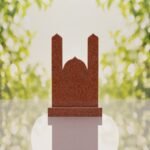 Islamic Minaret Companion Granite Headstone
